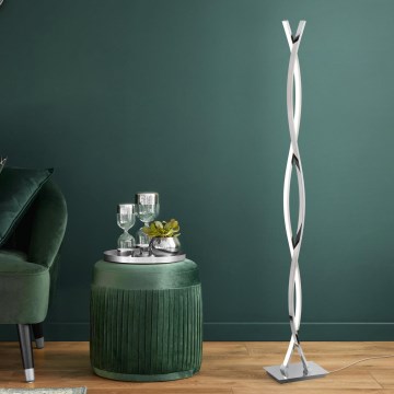 Eglo - LED grīdas lampa LED/36W/230V spīdīgs hroms