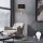 Eglo - LED Grīdas stāvlampa TUNJA 1xE27/60W/230V + LED/2,1W d. 38 cm matēts hroms/brūna