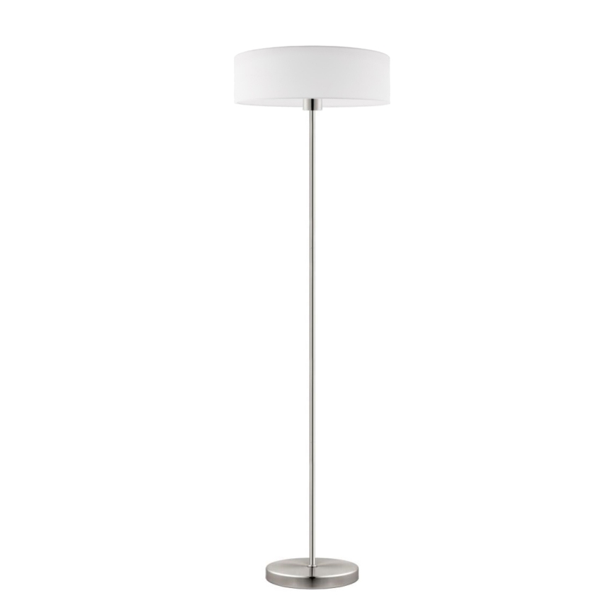 Eglo - LED  Grīdas stāvlampa TUNJA 1xE27/60W/230V matēts hroms/balta
