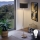 Eglo - LED Grīdas stāvlampa TUNJA 1xE27/60W/230V matēts hroms/melna