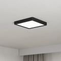 Eglo - LED griestu gaismeklis LED/10,5W/230V 2700/4000/6500K 22x22cm melns