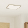 Eglo - LED griestu gaismeklis LED/17,5W/230V 2700/4000/6500K 39x39 cm matēta hroma apdare
