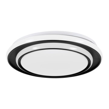 Eglo - LED griestu gaismeklis LED/24W/230V 2700/4000/6500K Ø 40 cm melns