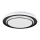 Eglo - LED griestu gaismeklis LED/24W/230V 2700/4000/6500K Ø 40 cm melns