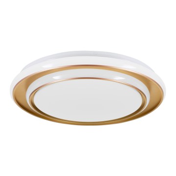 Eglo - LED griestu gaismeklis LED/24W/230V 2700/4000/6500K Ø 40 cm, zelta krāsas