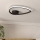 Eglo - LED griestu gaismeklis LED/9,7W/230V 2700/4000/6500K Ø 37,5 cm melns