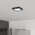 Eglo - LED griestu gaismeklis vannas istabai LED/7W/230V 2700/4000/6500K 15x15 cm IP44 melna