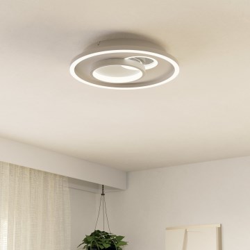 Eglo - LED Griestu lampa 1xLED/14W/230V + 1xLED/8,5W d. 38 cm balta