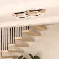 Eglo - LED Griestu lampa 2xLED/12W/230V 3000K bēša/melna