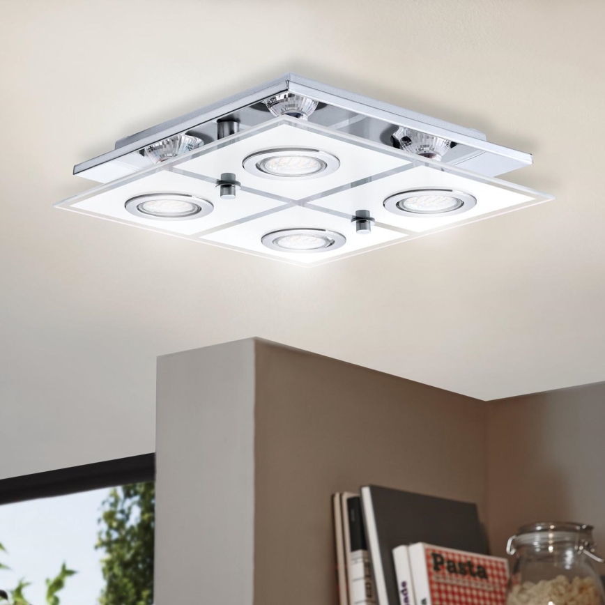 EGLO - LED Griestu lampa 4xGU10/3W/230V