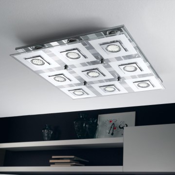 Eglo - LED Griestu lampa 9xGU10/3W/230V