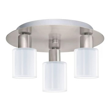 Eglo - LED Griestu lampa MY CHOICE 3xE14/4W/230V matēts hroms/balta