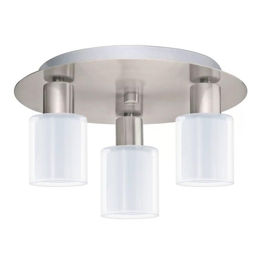 Eglo - LED Griestu lampa MY CHOICE 3xE14/4W/230V matēts hroms/balta
