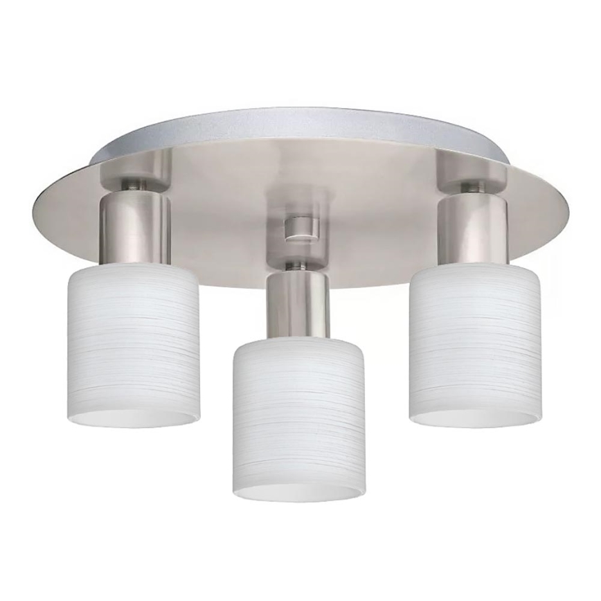 Eglo - LED Griestu lampa MY CHOICE 3xE14/4W/230V matēts hroms/balta
