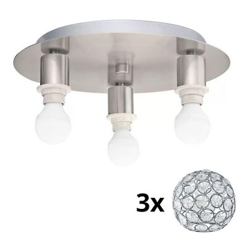 Eglo - LED Griestu lampa MY CHOICE 3xE14/4W/230V matēts hroms