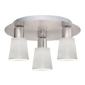 Eglo - LED Griestu lampa MY CHOICE 3xE14/4W/230V matēts hroms/krēmkrāsa