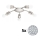 Eglo - LED Griestu lampa MY CHOICE 5xE14/4W/230V  matēts hroms