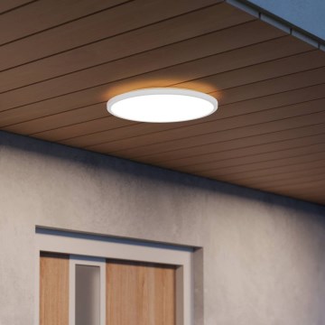 Eglo - LED griestu lampa vannas istabai, 20,2 W, 230 V, Ø 39 cm, IP54, melna