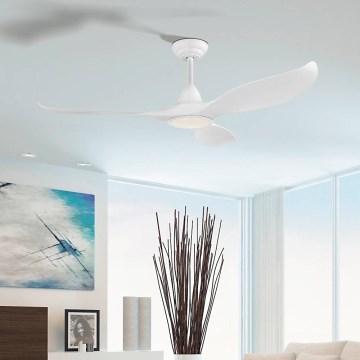 Eglo - LED Griestu ventilators LED/15W/230V + tālvadības pults