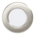 Eglo - LED iebūvējamais griestu gaismeklis, 2,7 W, 230 V, Ø 8,6 cm