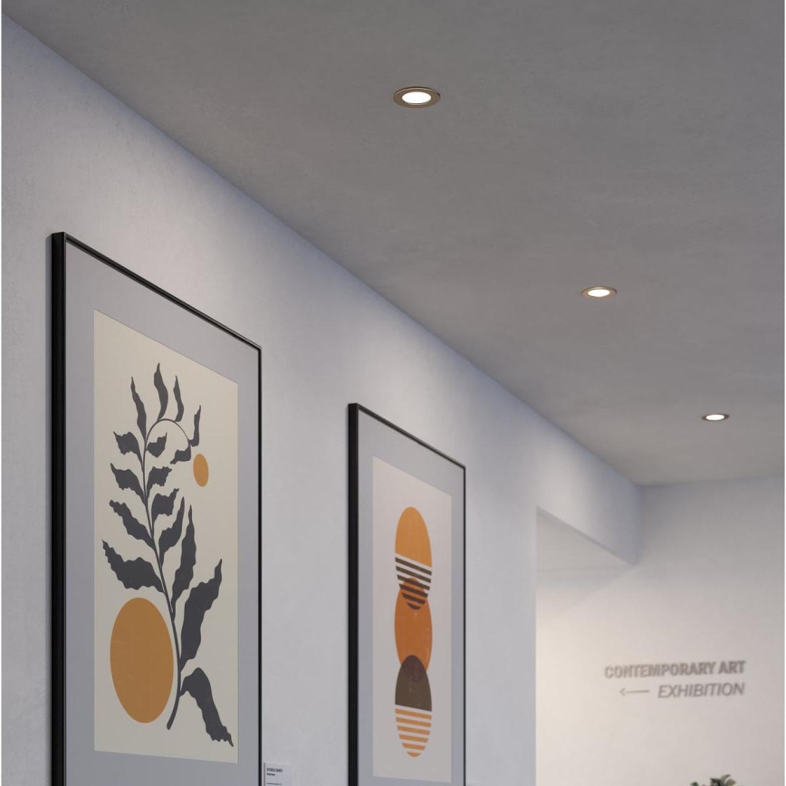 Eglo - LED iebūvējamais griestu gaismeklis 5 LED/5,5W/230V Ø 11,7 cm