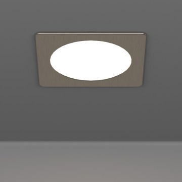 Eglo - LED iebūvējamais griestu gaismeklis LED/6,3W/230V 2700/4000/6500K 11,9x11,9 cm matēts hroms