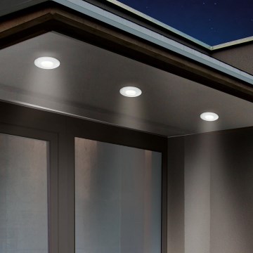 Eglo - LED iegremdējama vannas istabas lampa 1xGU10/5W/230V IP65