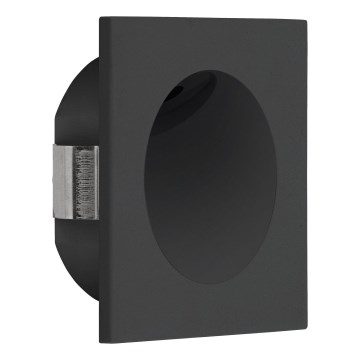 Eglo - LED Kāpņu telpas lampa LED/2W/230V 3000K melna