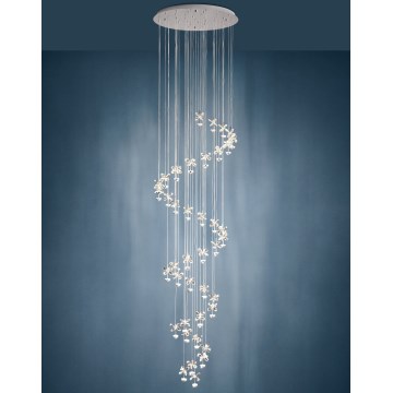 Eglo - LED Kristāla aptumšojamā lustra uz auklas 40xLED/1,8W/230V
