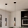 Eglo - LED Lustra ar auklu 1xGU10/4,5W/230V melna/brūna