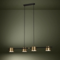 Eglo - LED Lustra ar auklu 4xGU10/4,6W/230V 3000K zelta