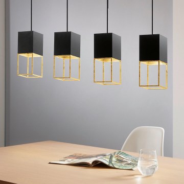 Eglo - LED lustra ar auklu 4xGU10/5W/230V