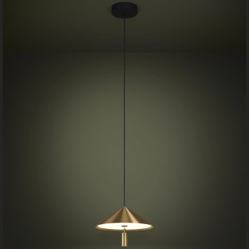 Eglo - LED Lustra ar auklu LED/12W/230V 3000K zelta