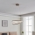 Eglo - LED Lustra ar auklu LED/36W/230V 3000K bēša