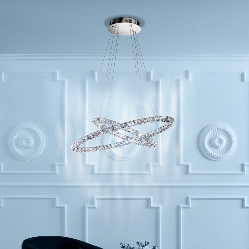 Eglo - LED Lustra ar auklu LED/56,1W/230V