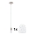 Eglo - LED Lustra ar auklu MY CHOICE 1xE14/4W/230V  matēts hroms/balta