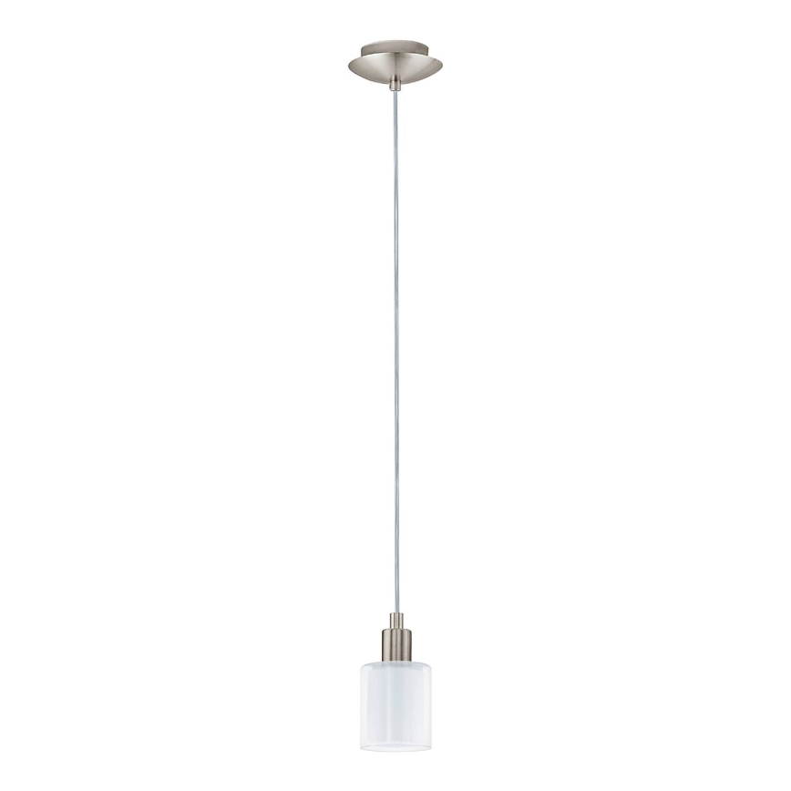 Eglo - LED Lustra ar auklu MY CHOICE 1xE14/4W/230V  matēts hroms/balta
