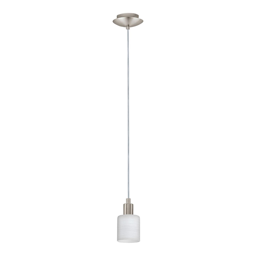 Eglo - LED Lustra ar auklu MY CHOICE 1xE14/4W/230V matēts hroms/balta