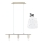 Eglo - LED Lustra ar auklu MY CHOICE 3xE14/4W/230V matēts hroms/balta