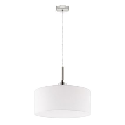 Eglo - LED Lustra ar auklu TUNJA 1xE27/60W/230V balta