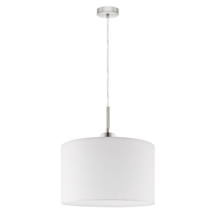 Eglo - LED Lustra ar auklu TUNJA 1xE27/60W/230V balta