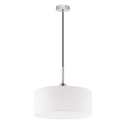 Eglo - LED Lustra ar auklu TUNJA 1xE27/60W/230V balta