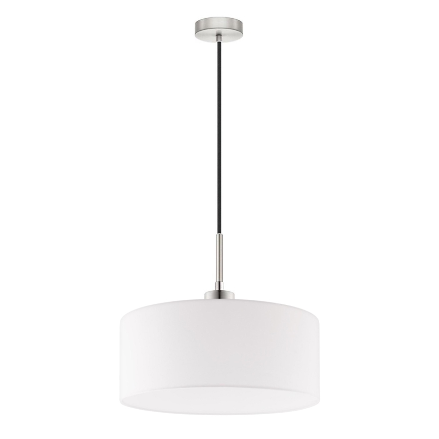 Eglo - LED Lustra ar auklu TUNJA 1xE27/60W/230V balta
