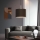 Eglo - LED Lustra ar auklu TUNJA 1xE27/60W/230V brūna