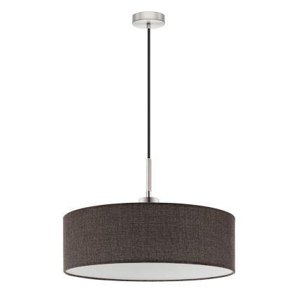 Eglo - LED Lustra ar auklu TUNJA 1xE27/60W/230V brūna