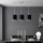 Eglo - LED  Lustra ar auklu TUNJA 3xE27/60W/230V melna