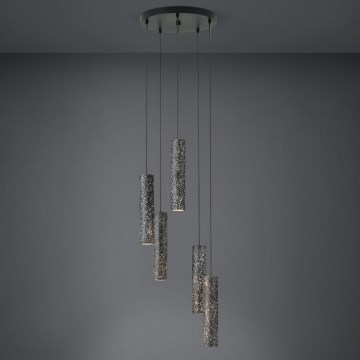 Eglo - LED Lustra uz auklas 5xGU10/4,5W/230V