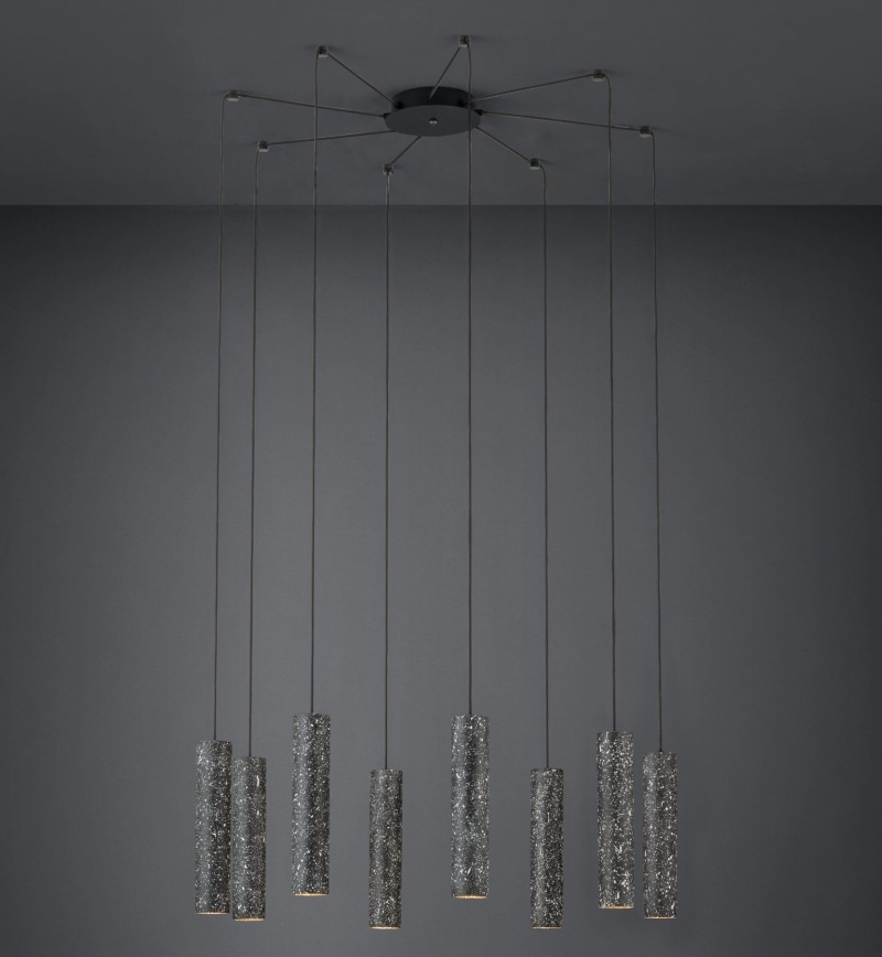Eglo - LED Lustra uz auklas 8xGU10/4,5W/230V