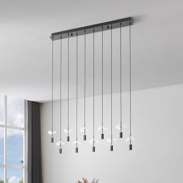 Eglo - LED lustrs uz troses 10xLED/2,6W/230V 2200/3000/4000K spīdīgs hroms