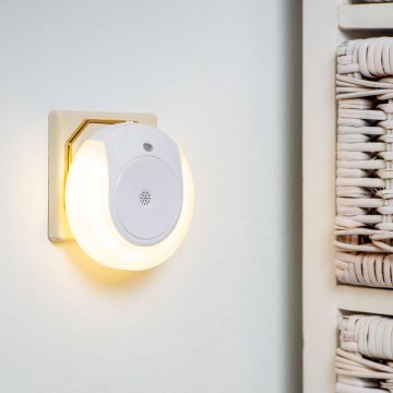 Eglo - LED nakts lampa ar krēslas sensoru 2xLED/0,4W/230V 3000K